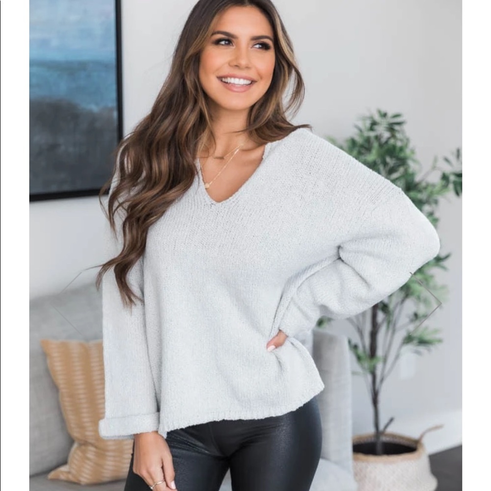 2 Pink Lily sweaters